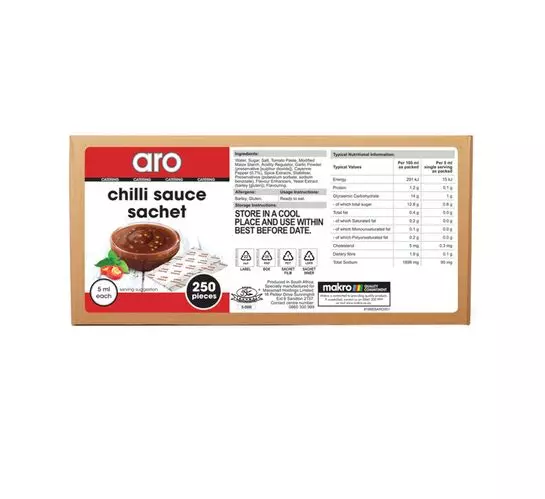 ARO Sauce Chilli (4x250's) ARO Sauce Chilli (4x250's)