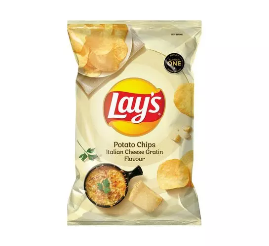 Lay's Potato Chips Italian Chse Gratin (1x120g) Lay's Potato Chips Italian Chse Gratin (1x120g)