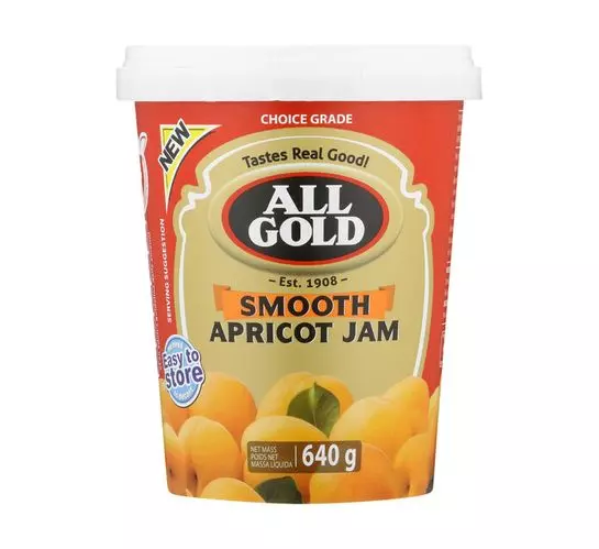 All Gold Jam Smooth Apricot (1x640g)
