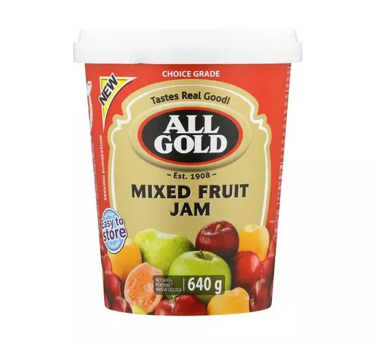 All Gold Jam Smooth Mixed Fruit (1x640g)