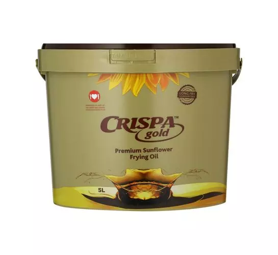 Crispa Premium S/flower Frying Oil Gold Gold (1x5 LT)