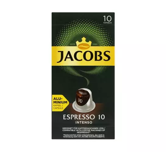 Jacobs Coffee Capsules Espresso 10 Intense (1x10's) Jacobs Coffee Capsules Espresso 10 Intense (1x10's)