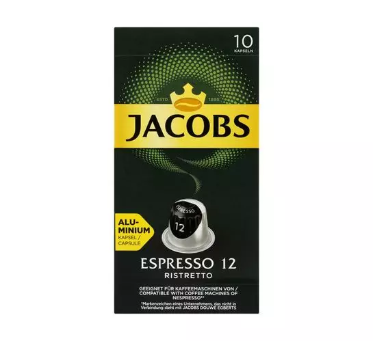Jacobs Coffee Capsules Espresso 12 Ristresso (10x10's)