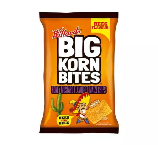 Willards Big Korn Bites Honey & Mustard (48x50g)