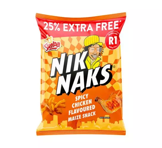 Simba Niknaks Maize Snack Spicy Chicken (1x25g)