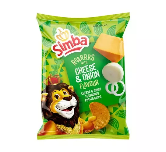 Simba Potato Chips Cheese & Onion (1x120g)