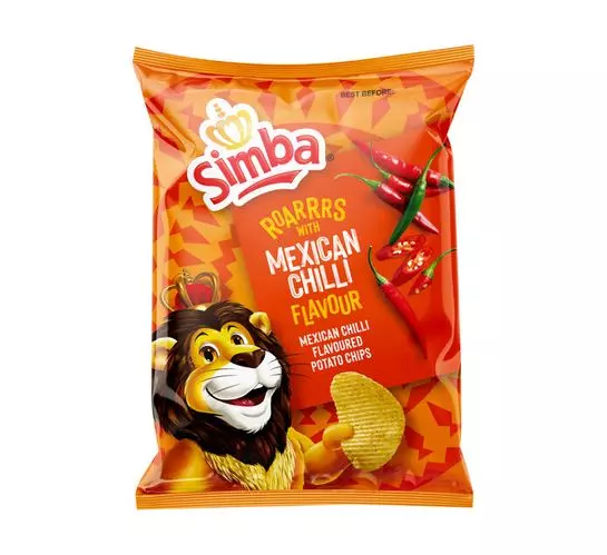 Simba Potato Chips Mexican Chilli (24x120g)