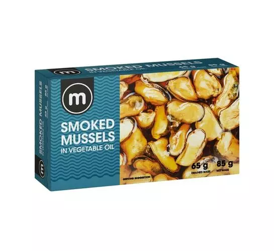 M Smoked Mussells In Sunflower Oil (1x85g)