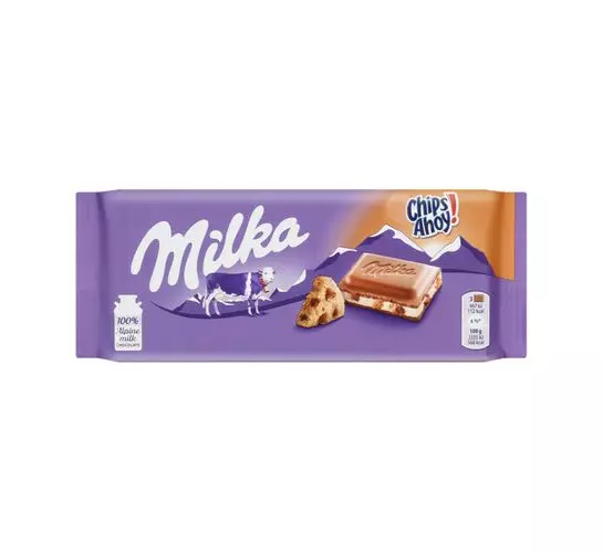 Milka Chocolate Slab Chps Ahoy (1x100g) Milka Chocolate Slab Chps Ahoy (1x100g)