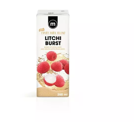 M 100% Fruit Juice Blend Litchi (6x200ml)