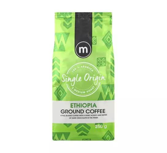 M Ground Coffee Single Origins Ethiopia (250g) M Ground Coffee Single Origins Ethiopia (250g)