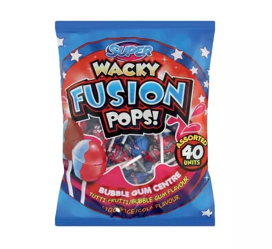 Super Lollipops Wacky Fusion (16x40's)