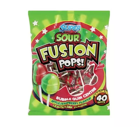 Super Lollipops Sour (16x40's)