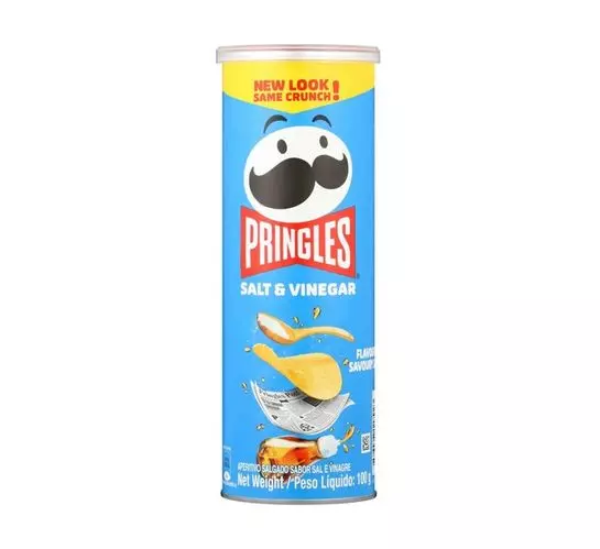 Pringles Potato Chips Salt & Vinegar (100g) Pringles Potato Chips Salt & Vinegar (100g)