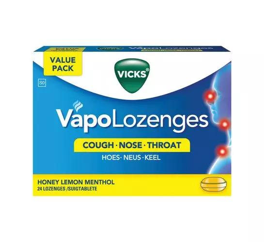 Vicks Lozenges Honey Lemon (24's) Vicks Lozenges Honey Lemon (24's)