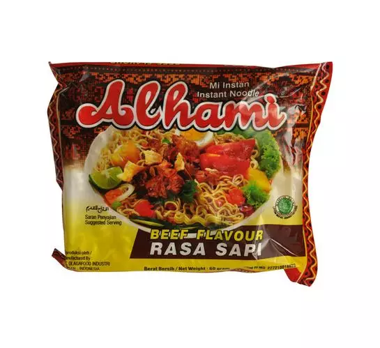 Alhami Instant Noodles Beef (40x60g) Alhami Instant Noodles Beef (40x60g)