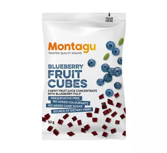 Montagu Fruit Cubes Blueberry (50g)