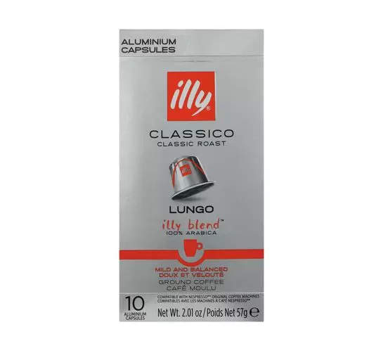 Illy Coffee Capsules Lungo Classic (10's) Illy Coffee Capsules Lungo Classic (10's)