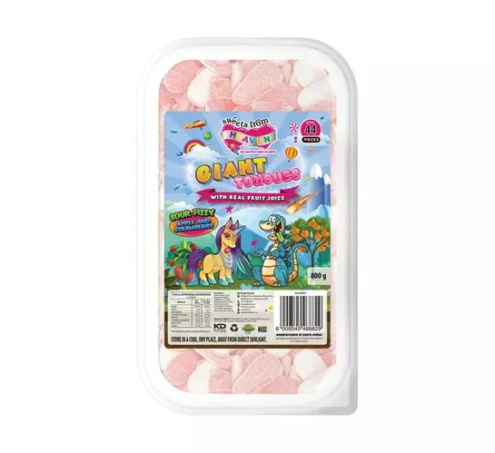 Sweets From Heaven Gums or Jellies Tub Giant Tongues (800g) Sweets From Heaven Gums or Jellies Tub Giant Tongues (800g)