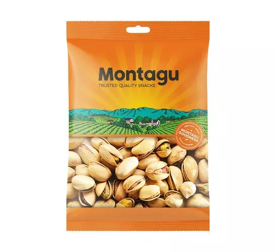 Montagu Pistachios Roasted & Salted (10x100g) Montagu Pistachios Roasted & Salted (10x100g)