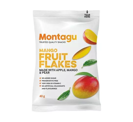 Montagu Fruit Flakes Mango (40g) Montagu Fruit Flakes Mango (40g)