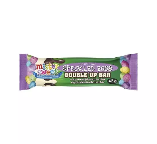 Mister Sweet Speckled Eggs Bars Double Up (42g) Mister Sweet Speckled Eggs Bars Double Up (42g)