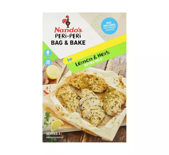 Nando's Peri-Peri Bag & Bake (All variants) (20g) Nando's Peri-Peri Bag & Bake (All variants) (20g)