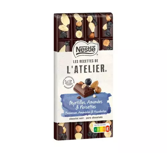 Nestlé Chocolate Drk.Blubry/Hzlnut&Almond (170g) Nestlé Chocolate Drk.Blubry/Hzlnut&Almond (170g)