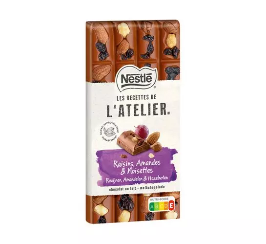 Nestlé Chocolate Mlk.Raisn/Hazelnut&Almond (170g) Nestlé Chocolate Mlk.Raisn/Hazelnut&Almond (170g)