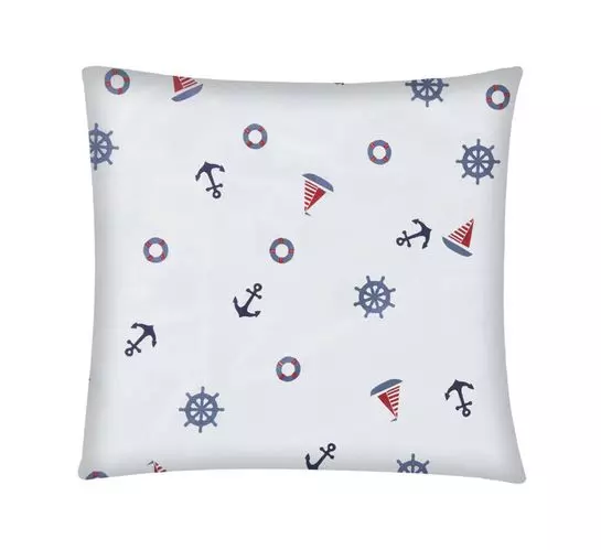 Primaries Continental Pillow Case Ahoy