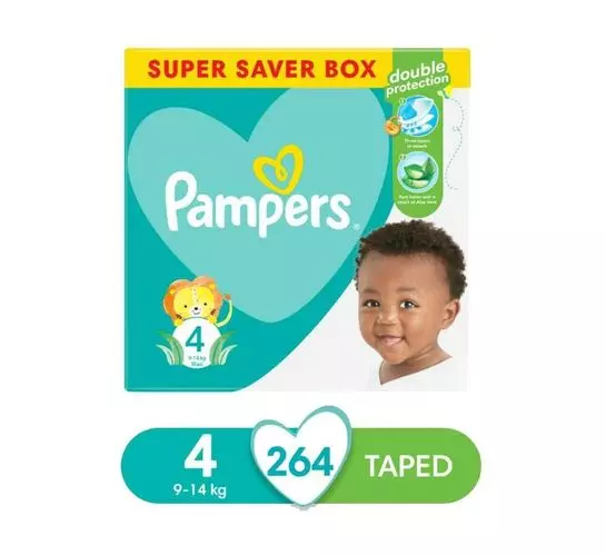 Pampers Nappies S4; 264 (1)