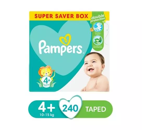 Pampers Nappies S4+; 240 (1)