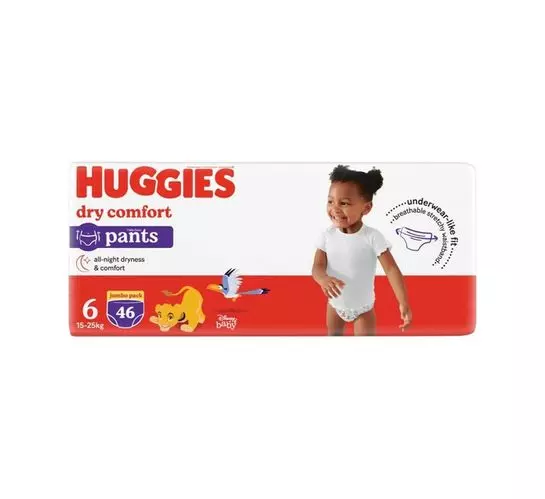 Huggies Nappies Size 6 46's (1Pack)