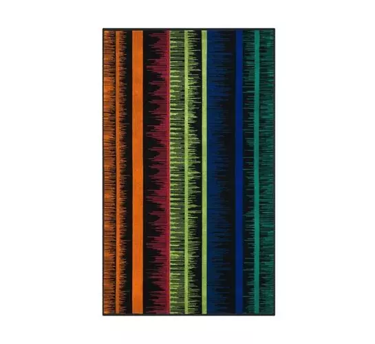 Colibri 90x150cm Velour Beach Towel Drag Stripes Colibri 90x150cm Velour Beach Towel Drag Stripes