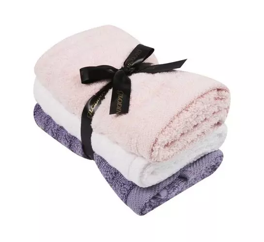 Glodina 3 Pack Onda Guest Towel Pastels