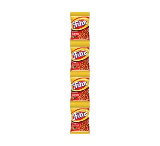Simba Fritos Snipstrips Corn Strips Tomato (25x25g) Simba Fritos Snipstrips Corn Strips Tomato (25x25g)