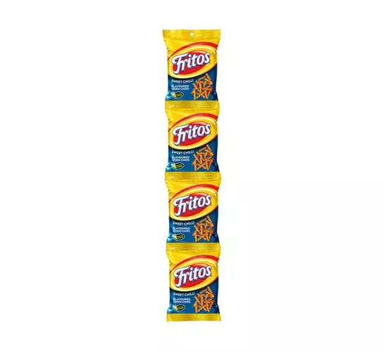 Simba Fritos Snipstrips Corn Strips Sweet Chilli (25x25g) Simba Fritos Snipstrips Corn Strips Sweet Chilli (25x25g)