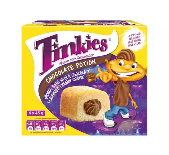 Tinkies Sponge Cakes Chocolate (6x45g)