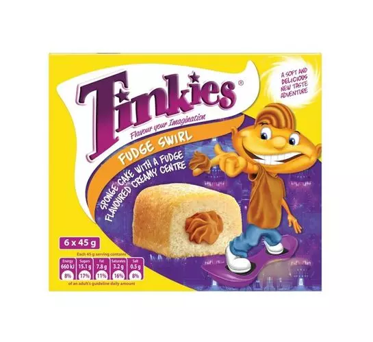 Tinkies Sponge Cakes Fudge Swirl (6x45g)