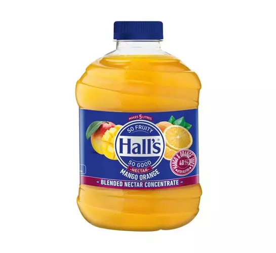 Halls Fruit Juice Mango Orange (6x1L)