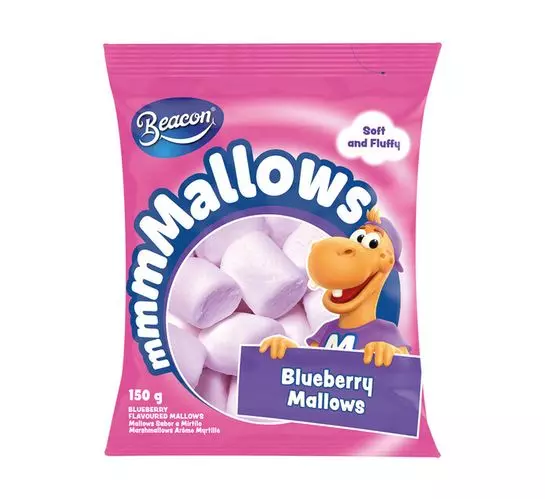 Beacon Mallows Blueberry (1x150g)