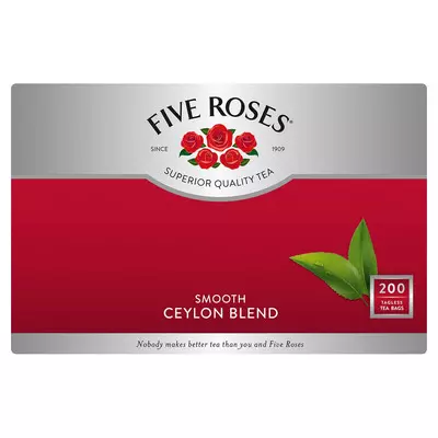 Five Roses Tagless Teabags 200's Five Roses Tagless Teabags 200's