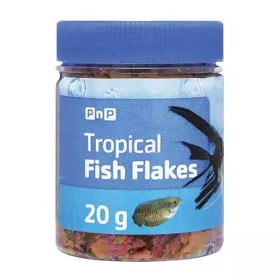 PnP Fish Flakes For Tropical Fish 20g PnP Fish Flakes For Tropical Fish 20g