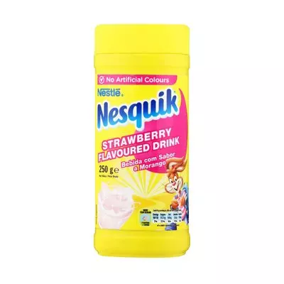Nestlé Nesquik Strawberry Flavoured Drink 250g Nestlé Nesquik Strawberry Flavoured Drink 250g