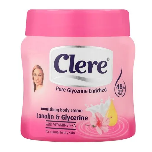 Clere Body Cream Glycerine & Lanolin 300ml