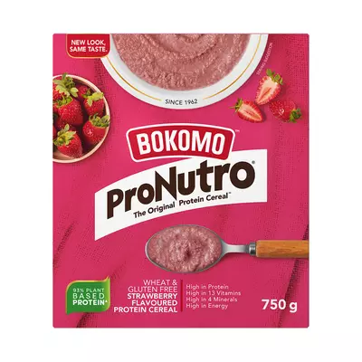 Bokomo Pronutro Wheat Free Strawberry Flavoured 750g Bokomo Pronutro Wheat Free Strawberry Flavoured 750g