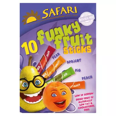 Safari Fruit Stix Assorted 25g 10ea