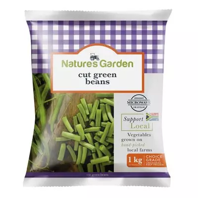 Natures Garden Cut Green Beans 1kg