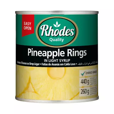 Rhodes Pineapple Rings 440g