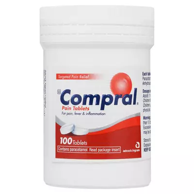 Compral Fast Acting Headache Tablets 100's